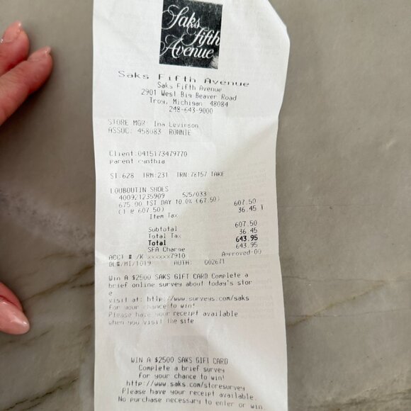 Christian Louboutin Iriza 100 Veau in Velour Cappuccino - Picture 6 of 6